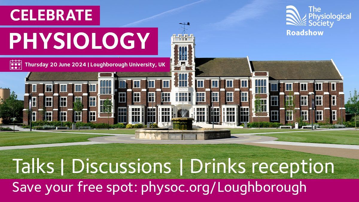 The Physiological Society (@thephysoc) on Twitter photo Join <a href="/ThePhySoc/">The Physiological Society</a> & <a href="/LboroSSEHS/">LboroSSEHS</a> on 20 June to celebrate #physiology <a href="/lborouniversity/">Loughborough University</a>. We will be unveiling the Excellence in Physiology plaque followed by researcher talks & a networking reception. Book your free place: buff.ly/4aMPmUQ
<a href="/exphystevo/">Stephen Bailey</a> <a href="/Rowland_SN/">Samantha Rowland</a> <a href="/Clydesdale40/">Clyde Williams</a> Join <a href="/ThePhySoc/">The Physiological Society</a> & <a href="/LboroSSEHS/">LboroSSEHS</a> on 20 June to celebrate #physiology <a href="/lborouniversity/">Loughborough University</a>. We will be unveiling the Excellence in Physiology plaque followed by researcher talks & a networking reception. Book your free place: buff.ly/4aMPmUQ
<a href="/exphystevo/">Stephen Bailey</a> <a href="/Rowland_SN/">Samantha Rowland</a> <a href="/Clydesdale40/">Clyde Williams</a>
