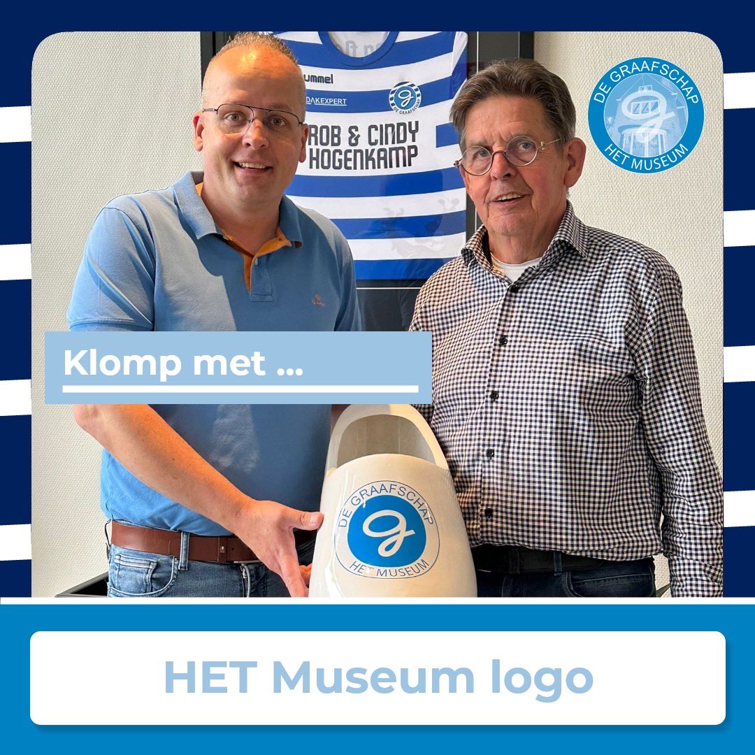 DG_HETmuseum's tweet photo. 𝗞𝗹𝗼𝗺𝗽 𝗺𝗲𝘁 𝗛𝗘𝗧 𝗠𝘂𝘀𝗲𝘂𝗺 𝗹𝗼𝗴𝗼

Een prachtige klomp met het logo van HET Museum is geschonken door Rob Hogenkamp van Hogenkamp Klompen en Souveniers. 

Dank je wel @klompjes_com 
hij krijgt een mooi plekje naast de entree.

#klomp #HETMuseum #degraafschaphetmuseum https://t.co/q4jmzBasCE