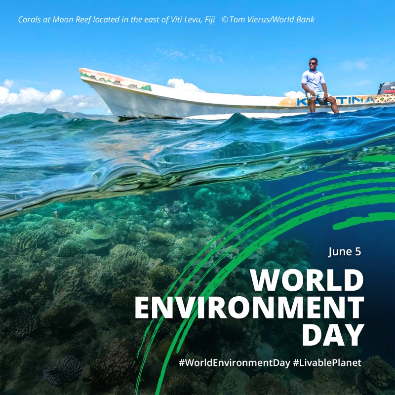 WB_AsiaPacific's tweet photo. On #WorldEnvironmentDay, we’re spotlighting our work to protect the environment across #EastAsiaPacific. From forest conservation to sustainable agriculture and resilient transport, we’re supporting countries to address #ClimateChange and promote green growth on a #LivablePlanet.