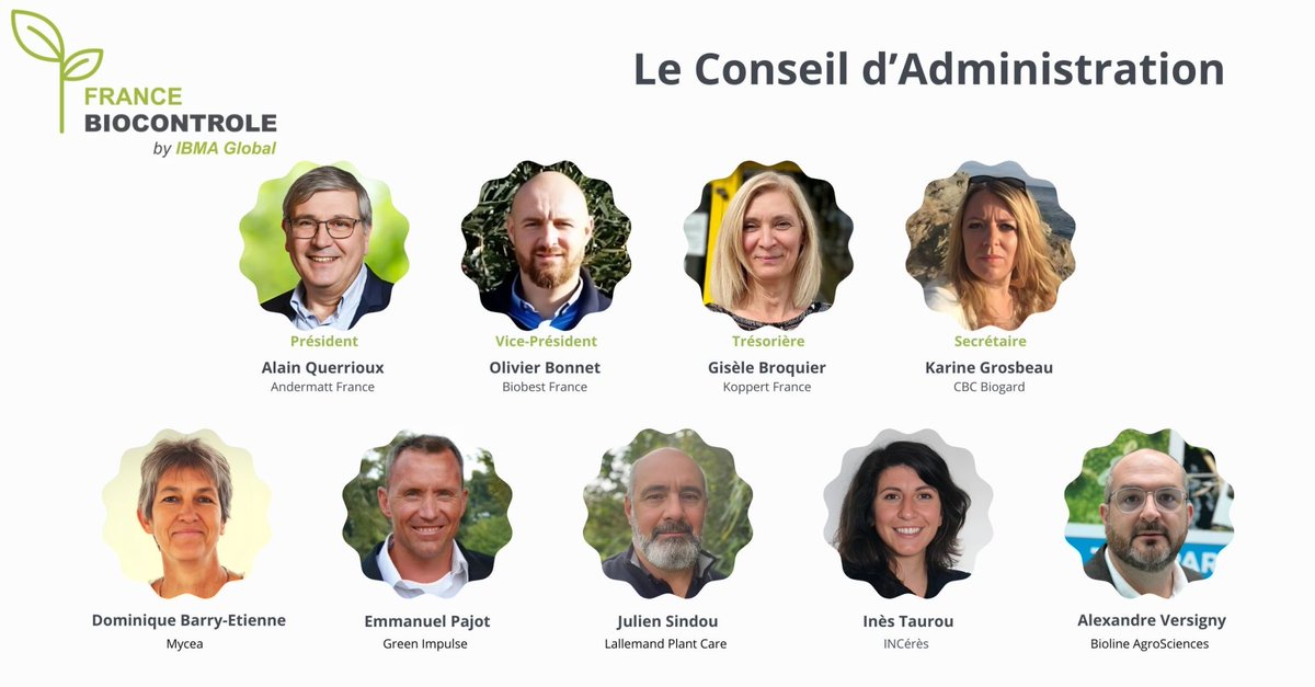 📣𝗚𝗿𝗲𝗲𝗻 𝗜𝗺𝗽𝘂𝗹𝘀𝗲, 𝗺𝗲𝗺𝗯𝗿𝗲 𝗱𝘂 𝗰𝗼𝗻𝘀𝗲𝗶𝗹 𝗱'𝗮𝗱𝗺𝗶𝗻𝗶𝘀𝘁𝗿𝗮𝘁𝗶𝗼𝗻 France biocontrole🌱- Nous sommes très fiers de compter notre Directeur général Emmanuel Pajot parmi les nouveaux administrateurs qui rejoignent le CA.  #biocontrole #agroécologie