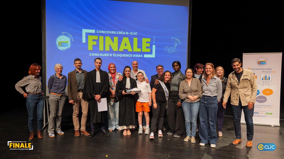 Association D-Clic (@assodclic) on Twitter photo Jeudi 30 mai au Théâtre de Hautepierre, Aya du Collège Lamartine a remporté le concours d'éloquence Ogma soutenu par <a href="/FondationEMJ/">Fondation Engagement Médias pour les Jeunes</a> face à Ludovic du Collège Stockfeld sur le sujet "Sommes-nous déterminés par nos origines sociales ?". Félicitations à tous les deux 🫶 2/2 Jeudi 30 mai au Théâtre de Hautepierre, Aya du Collège Lamartine a remporté le concours d'éloquence Ogma soutenu par <a href="/FondationEMJ/">Fondation Engagement Médias pour les Jeunes</a> face à Ludovic du Collège Stockfeld sur le sujet "Sommes-nous déterminés par nos origines sociales ?". Félicitations à tous les deux 🫶 2/2