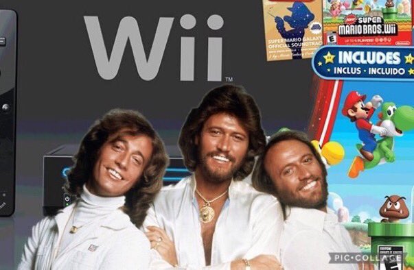 rahhead01's tweet photo. The Wii Gees #TechnologyFamous https://t.co/EKwNnvC4vb