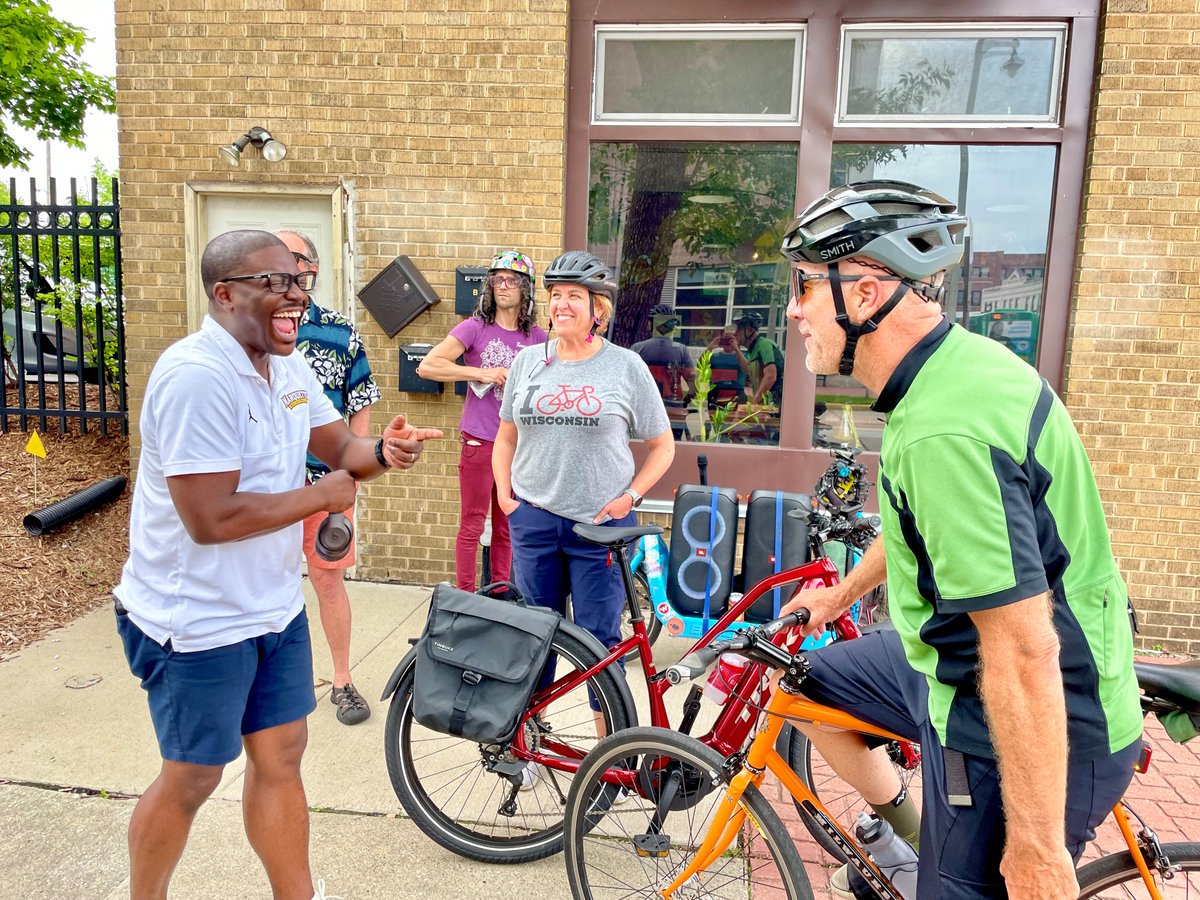 DavidCrowleyWI's tweet photo. It was a great evening with @BikeFed & residents as we rode down in the city for #NationalBikeWeek! Getting your family outdoors helps impact wellbeing and overall health.
I hope to see you at more of my Healthy County Challenge events this summer! ⤵️
https://t.co/7RAFrPDc3w https://t.co/xGWsZGmfw1