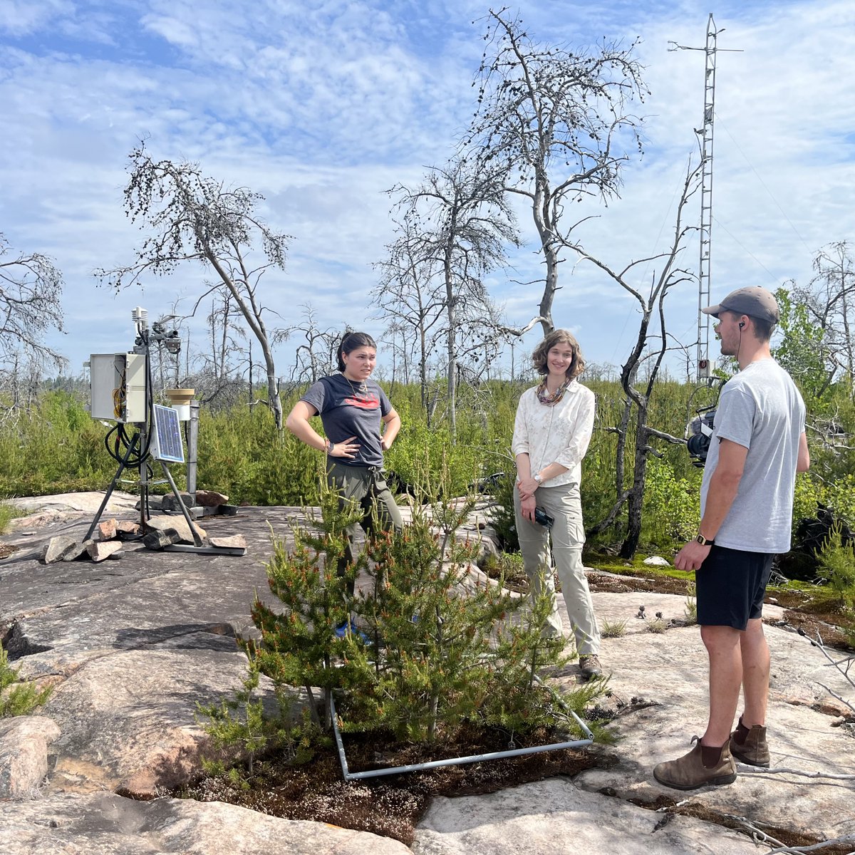 peatofmind's tweet image. Lights. Camera. Action!

Talking 🔥with @gracie_crafts and @KyraLSimone 

@grahamperry1 (🎥) and @GBayBiosphere