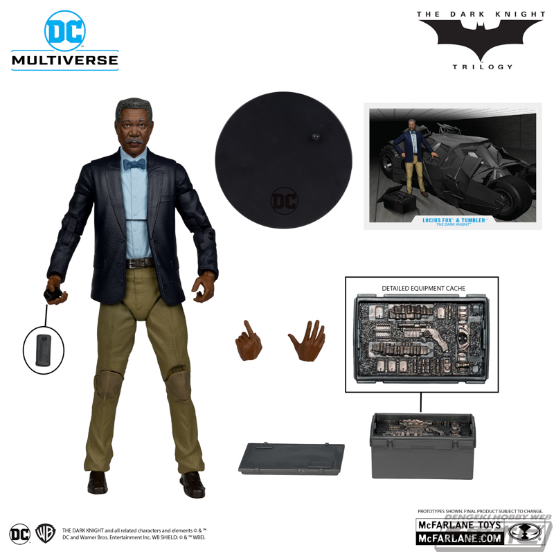 ルーシャスフォックス＆タンブラー 映画 ダークナイト　マクファーレントイズ DCコミックス』DCマルチバース ビークル ルーシャス・フォックス