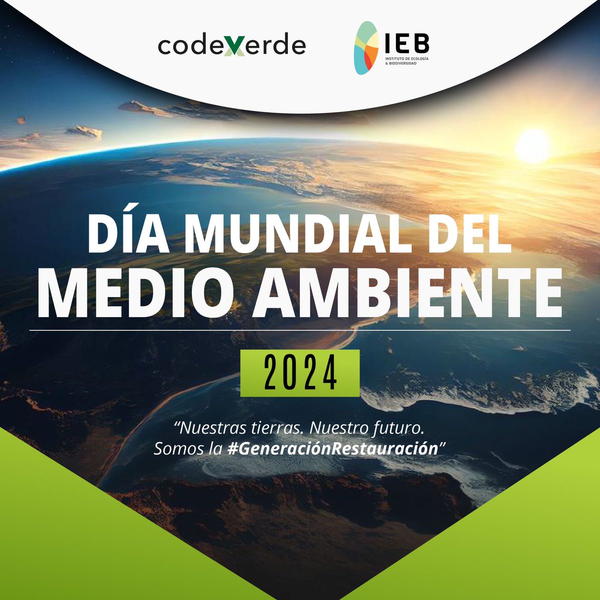 CodeXverde's tweet photo. 🌍🙌🏼En contexto del #DíaMundialdelMedioAmbiente, Olga Barbosa, directora alterna del Instituto de Ecología y Biodiversidad (IEB), nos comparte su conocimiento para ayudarnos a comprender mejor sobre el lema 2024.
#restauracióndesuelos #Chile #IEB #Codexverde https://t.co/PHAwWkYOlI