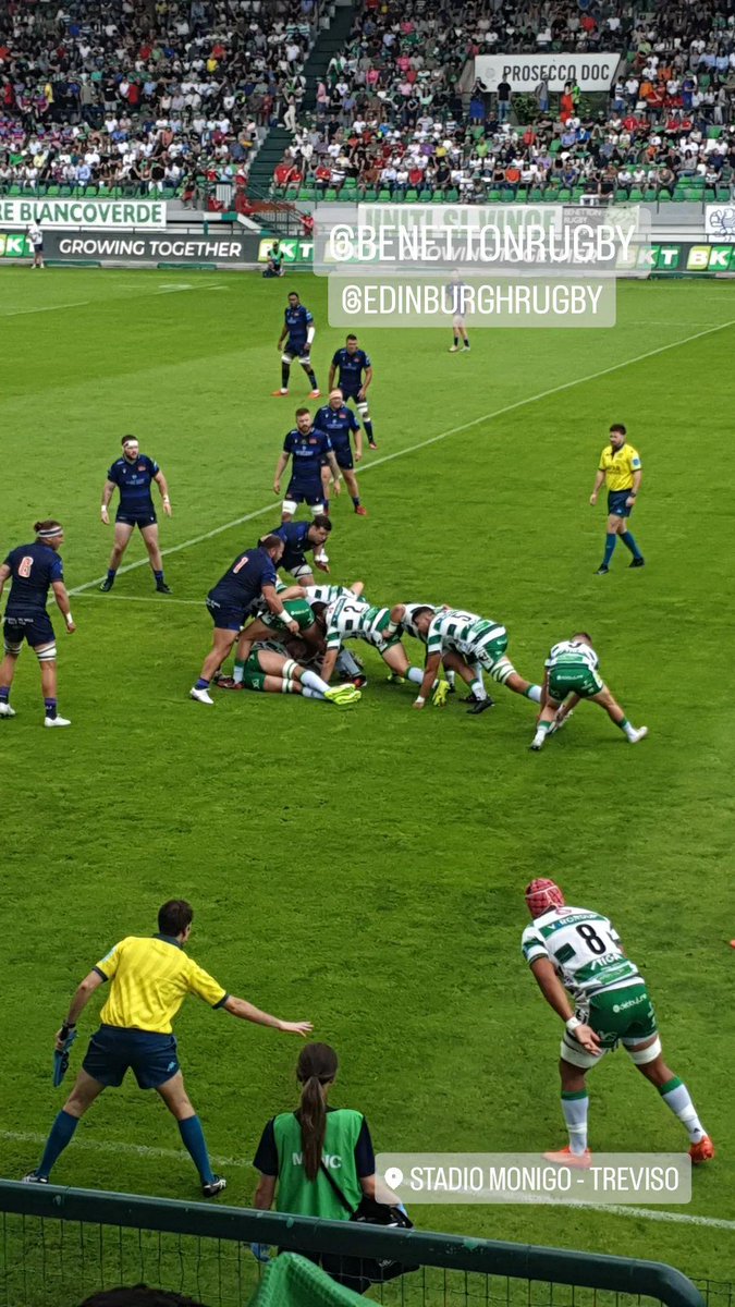 lapila0802's tweet photo. Sempre bello tornare a Monigo. @BenettonRugby v @EdinburghRugby #treviso #rugby https://t.co/47Vustb7tx