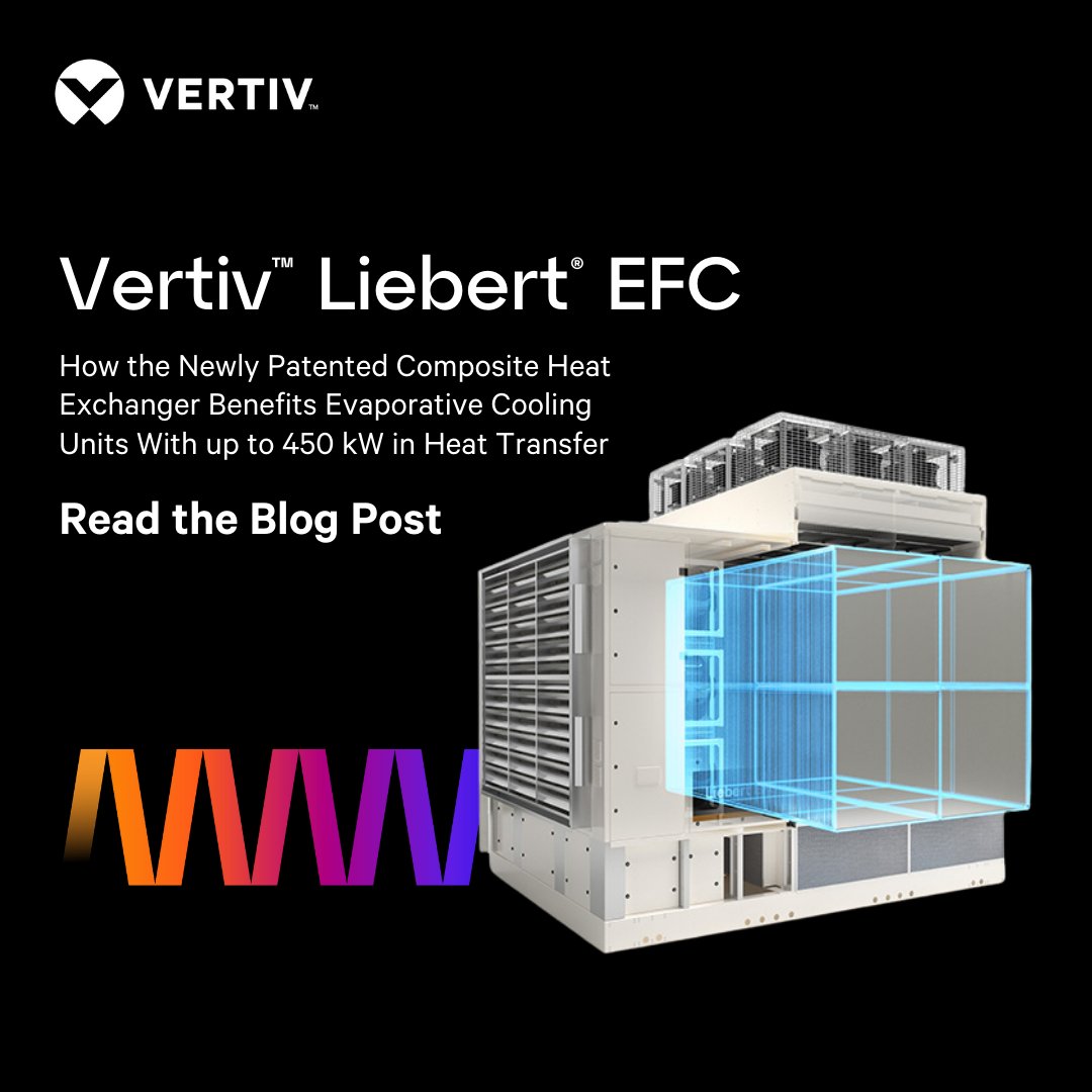 VertivEMEA's tweet image. Maximize your airflow and efficiency like never before with Vertiv™ Liebert® EFC! 🌬️✨
Dive into our blog post to learn more. ms.spr.ly/6017Yoz7L
#EnergyEfficiency #DataCenterTech #BlogPost #EfficiencyRevolution #LiebertEFC #TechInnovation