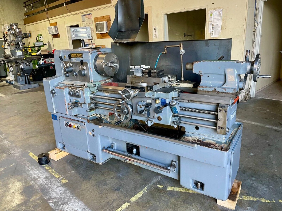 Machinetoolcomm's tweet photo. Used Lathes (Manual) For Sale - Waecheon Webb Engine Lathe 17" X 34" With KDK Tool Post https://t.co/2SRCf7L0dx
#enginelathe #mfg #machinetools #wacheonwebb #machineshop #imts #kdk #toolpost https://t.co/2u4WosvL1n
