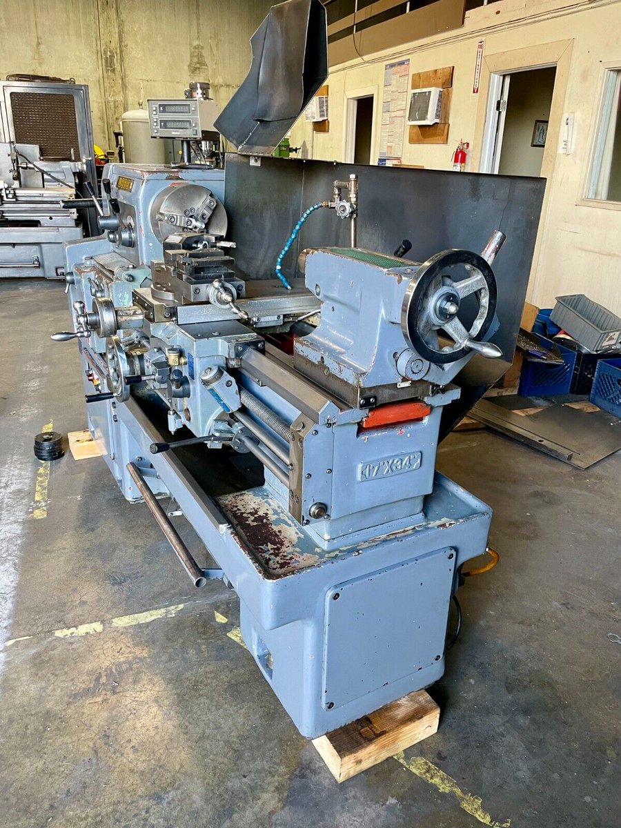 Machinetoolcomm's tweet photo. Used Lathes (Manual) For Sale - Waecheon Webb Engine Lathe 17" X 34" With KDK Tool Post https://t.co/2SRCf7L0dx
#enginelathe #mfg #machinetools #wacheonwebb #machineshop #imts #kdk #toolpost https://t.co/2u4WosvL1n