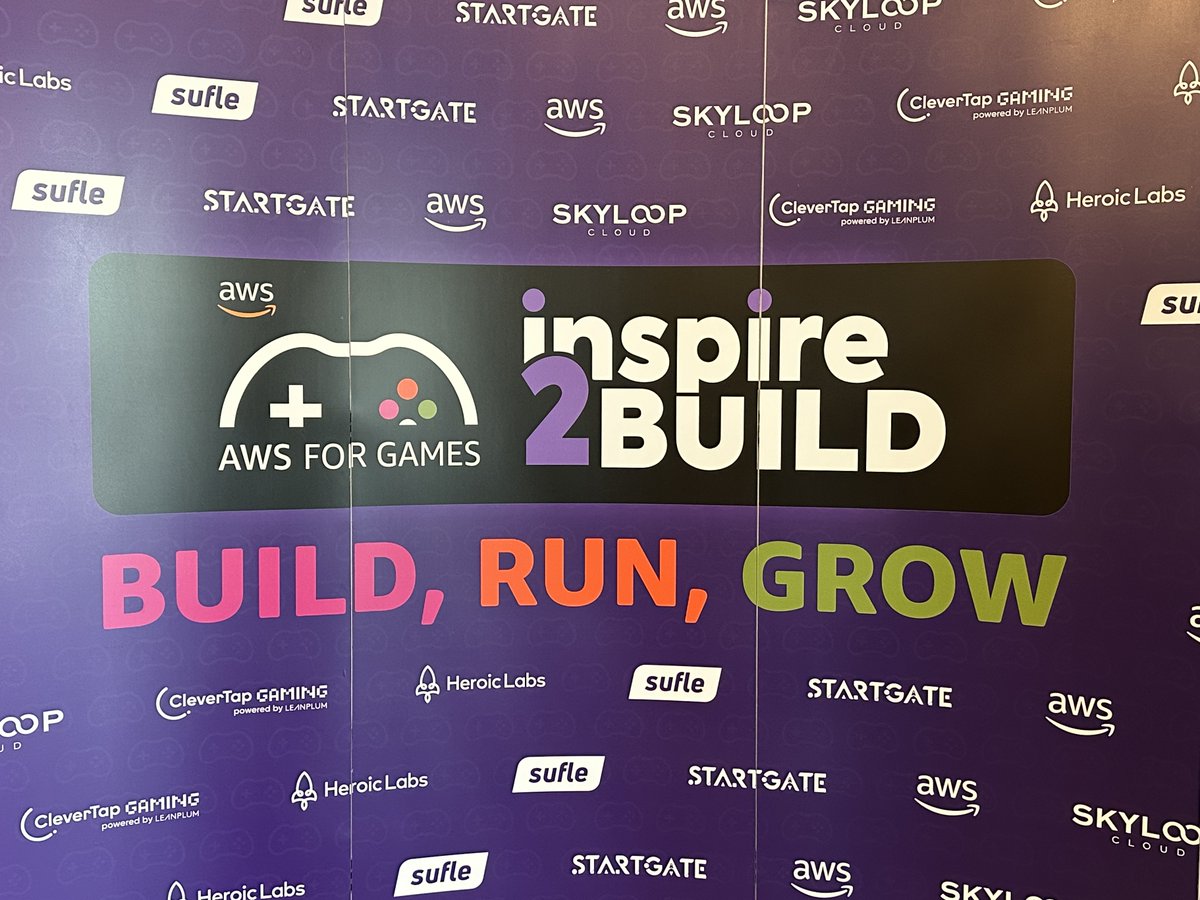 sufleio's tweet image. The energy at #Inspire2Build was unreal! Huge thanks to the organizers! 🙏🏻 

At Sufle, we’re excited to help gaming studios thrive with AWS for games! 🕹💪🏻🎉 

#Sufle #AWSforGames