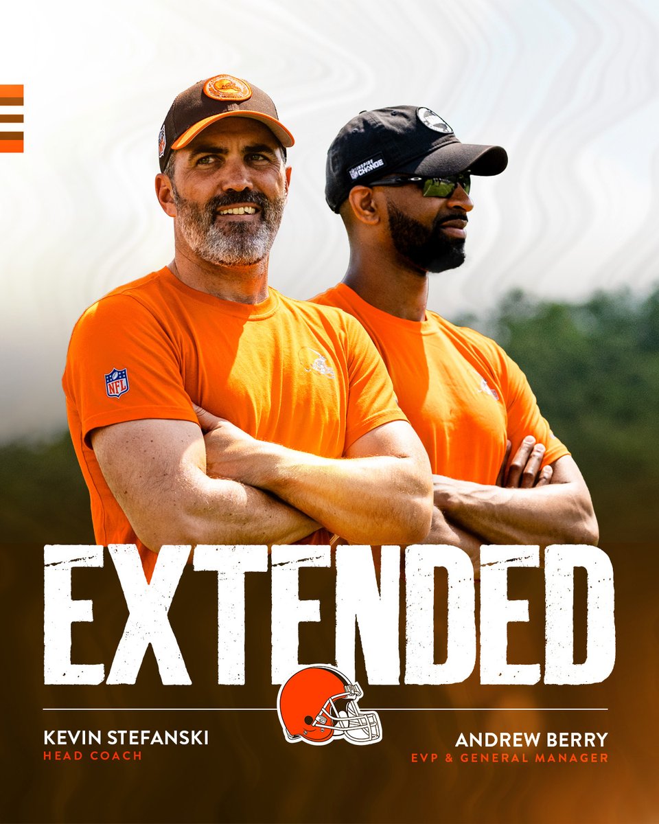 Browns's tweet photo. No one else we'd want leading the way

We've extended Coach Stefanski and AB!

📰 » https://t.co/IMH2Y15hDi https://t.co/05KTsRVfjP