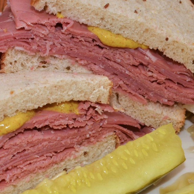 MurraysSturgeon's tweet photo. Murray's Sturgeon is excited to offer this special, in store purchase today.  Spend $35 on kosher deli meats and receive FREE,
8oz of either homemade coleslaw or potato salad and 1/2 of a loaf of rye bread. https://t.co/TZU3gmHjGt