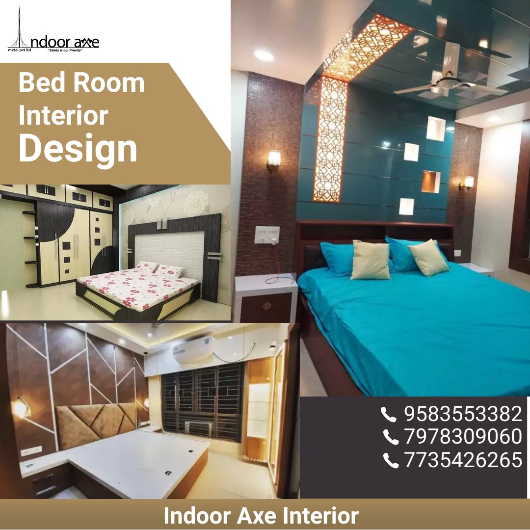 indoor_axe's tweet photo. Elevate Your Bedroom with Exquisite Design! 🛏️✨ At Indoor Axe, we turn ordinary bedrooms into luxurious sanctuaries. From beautiful textures to elegant furniture, our designs blend aesthetics with functionality. 

📞 +91 9776442267
🌐 [https://t.co/GGFI8GJ37Z] https://t.co/e5T4Ra5PI5