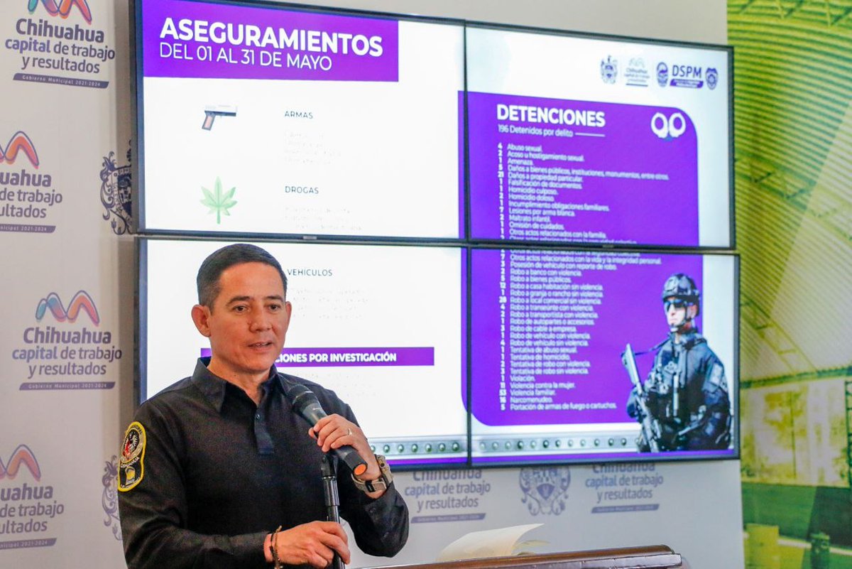 👮🏻‍♂️ El director Julio César Salas González , dio a conocer que con la estrategia de Cero Tolerancia en las colonias CTM, Riberas del Sacramento Vistas del Norte y Zona Oriente se tiene un total de 75 detenciones, 105 entrevistas con vecinos y 6 inspecciones a vehículos. 🚔🛡️