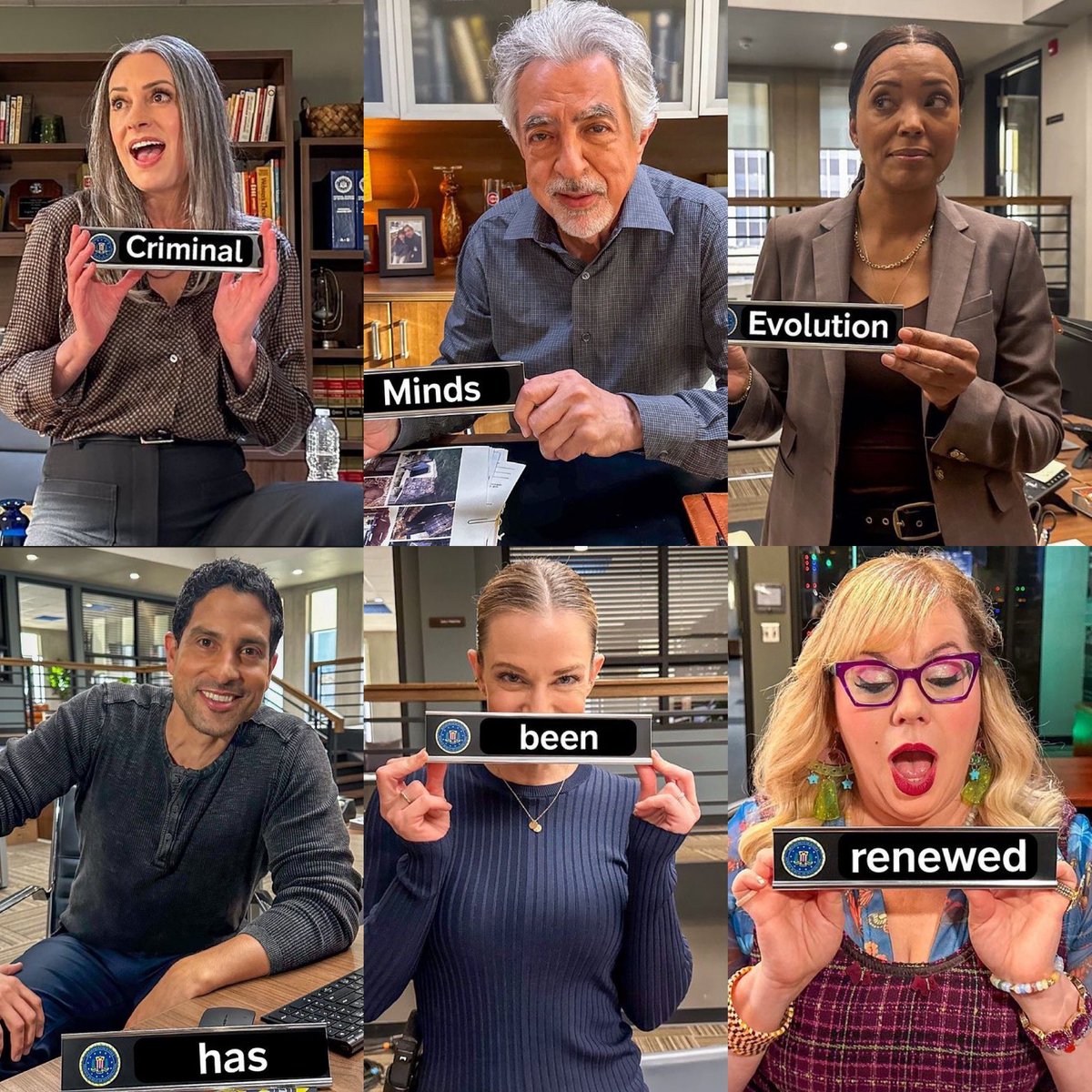 mariahniccole's tweet photo. best news: criminal minds evolution officially coming back for s18 ✈️
(@pagetpaget) https://t.co/TKaseK7mYG