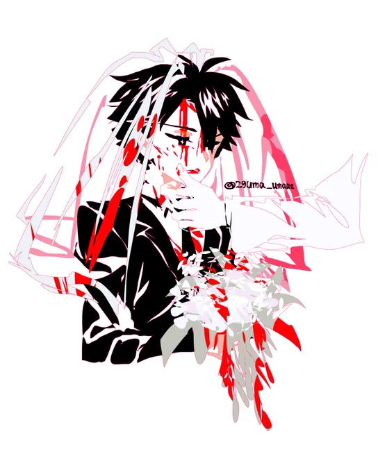 投げ縄ツールだけで描いたやつ 