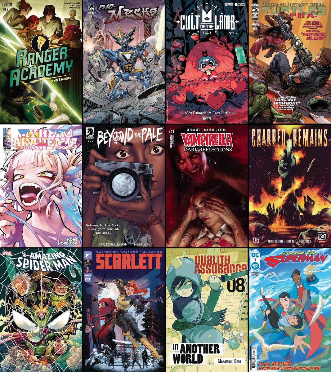 evaction's tweet photo. Sunny weather means shiny stories on this New Comic Book Day! #NCBD #NewComicbookDay #NewComicsDay #Comics #BoomStudios #blackboxcomics #OniPress #IDWPublishing #VizMEdia #DarkHorseComics #DynamiteComics #MadCaveStudios #Marvel #ImageComics #KodanshaComics #DCComics #Comicbooks https://t.co/ANzO47fmcI
