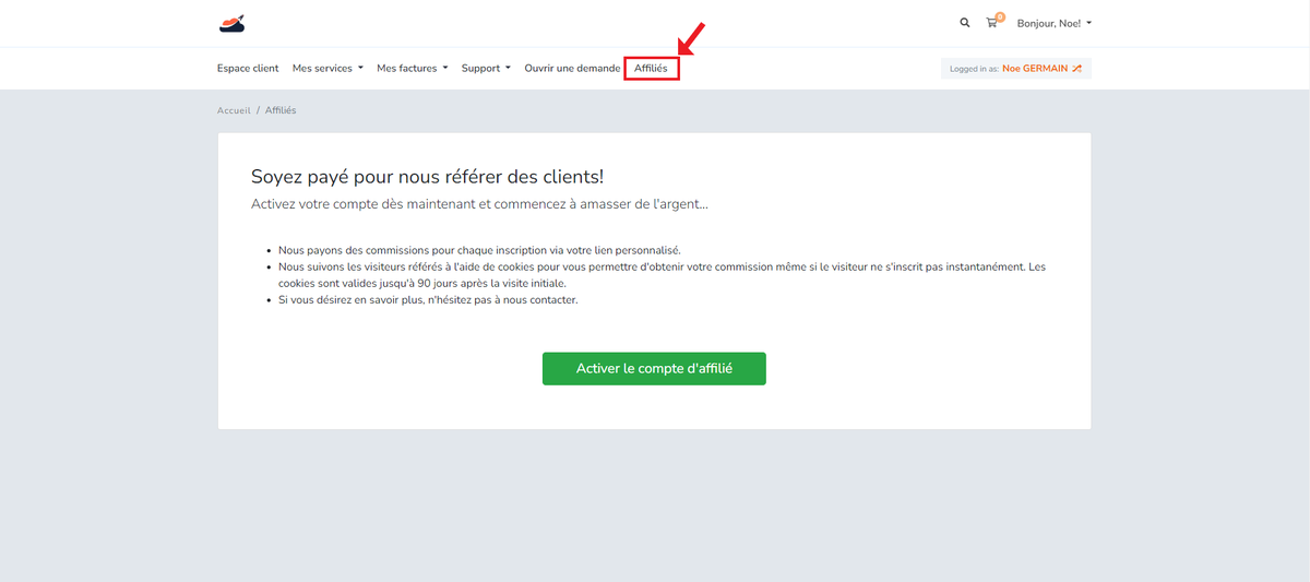 cloudsyncfr's tweet image. 🆕 Les affiliations sont enfin disponibles sur votre espace client ! Connectez-vous et découvrez cette nouvelle fonctionnalité ici : manager.cloudsync.fr/affiliates.php

#Affiliations #Nouveauté #CloudSync