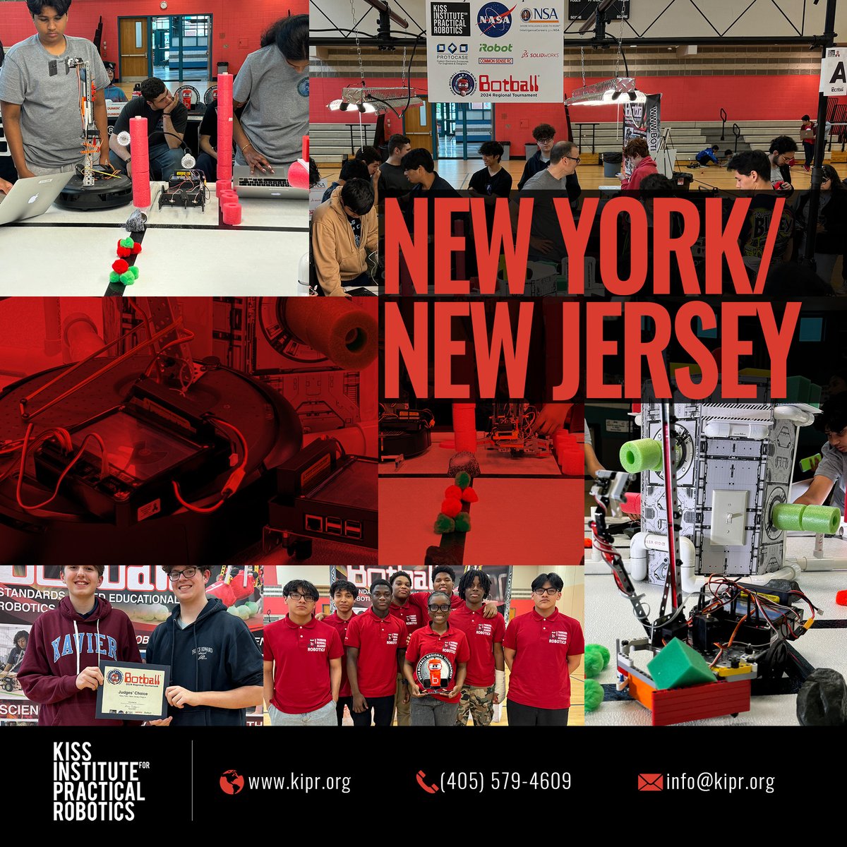 BotballRobotics's tweet photo. KIPR had a fantastic time in New York/New Jersey at our Botball Regional Tournament!

Go to https://t.co/1psiq1GwiM to learn more about our renowned #botball program and how you can donate to help us continue bringing this program to schools nationwide. https://t.co/ue5FM7zzfn