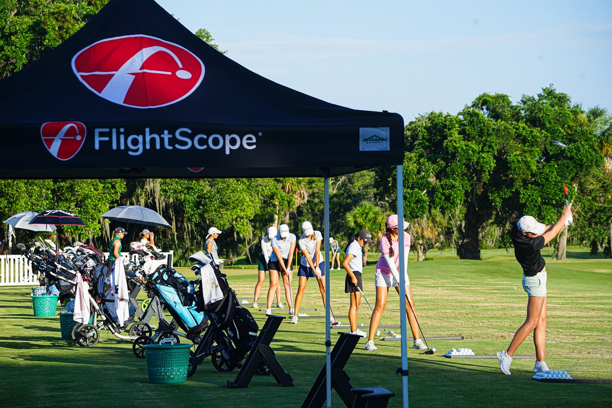 AJGAGolf's tweet photo. Keeping track. 🏌️‍♀️📋

Thank you to @FlightScopeGolf for supporting the juniors at #ParrisIslandJr this week! https://t.co/Ic5nPoqsZE