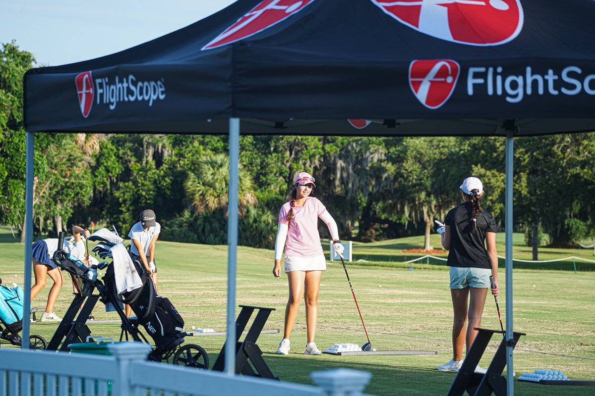 AJGAGolf's tweet photo. Keeping track. 🏌️‍♀️📋

Thank you to @FlightScopeGolf for supporting the juniors at #ParrisIslandJr this week! https://t.co/Ic5nPoqsZE