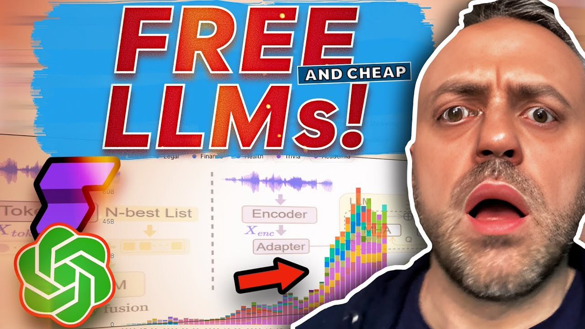 cristian_curro's tweet photo. Access 100s of FREE and Cheap POWERFUL AI Models With THIS Tool (MUCH Cheaper Than GPT4) 
https://t.co/AZWjpp9WWl

#nocode 
#AIModels #FlutterFlowTraining #SupabaseTraining #PowerfulApps #PrivateCommunity https://t.co/zj7MlVxet9
