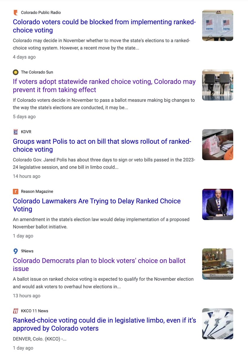 Guess I'm going to have to start being annoying about this: Colorado media will be making a serious mistake if they continue to refer to this as a "ranked choice voting" proposal. Whatever you think of the measure, its changes are far more sweeping than that implies.