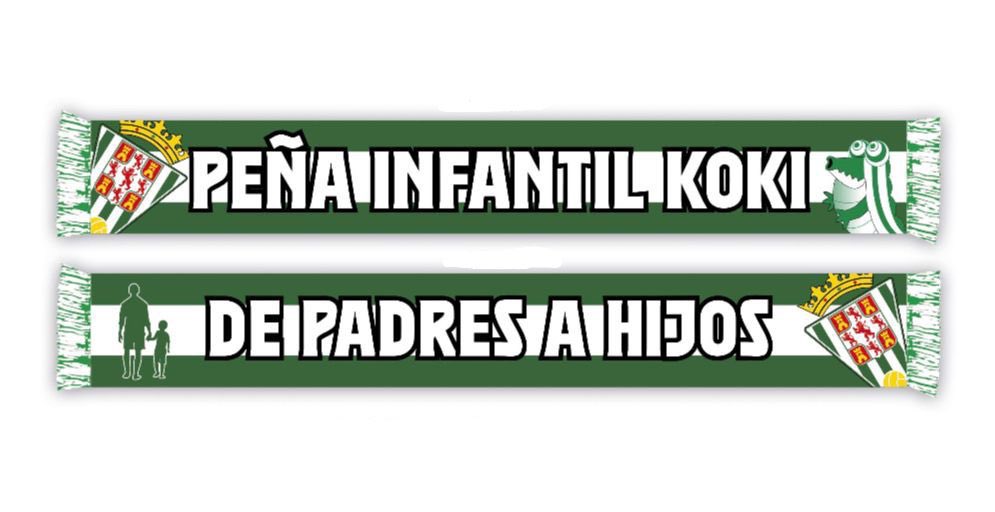 ¡Ya están aquí! Las nuevas bufandas de la peña infantil "Koki" están listas para que los más pequeños animen con toda la pasión al CCF. Se pueden adquirir a un precio de 8€ en La Casa de las Baterías, avda Gran Vía Parque, 21 y en cada partido. #CCF #PeñaKoki #PasiónInfantil ⚽️