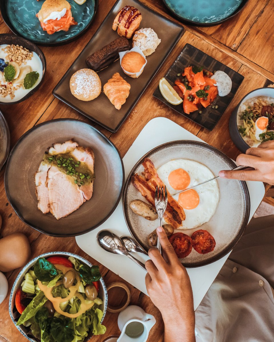Begin your day with a farm-fresh feast.  

Our exquisite farm-to-table breakfast spread showcases the finest ingredients from our onsite Iris Farm, ensuring a delightful and nourishing start to your morning.

#Stayinspired #ConradKohSamui #Breakfastbuffet #BreakfastofChampions