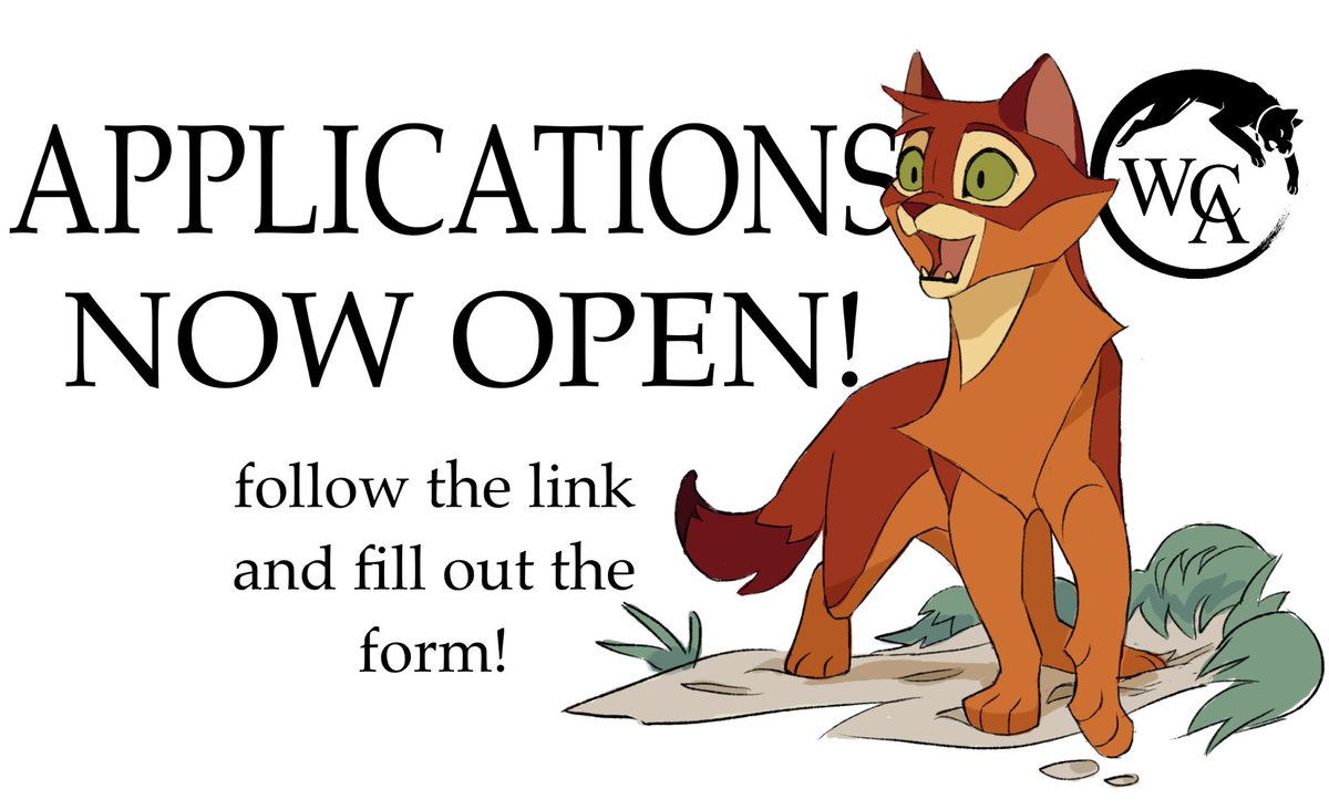 🐾APPLICATIONS OPEN🐾

Applications are now open to join our incredible crew! Seeking storyboard artists, background artists, animators, and more!

The form will close 30 JUNE at 11:59 PM EST!

Apply Here: forms.gle/qZr3LEBKzcSyAD…

Any questions? Leave them in the replies! Thanks!