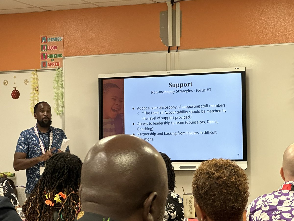 Jamie_LDavis's tweet photo. So fortunate to be in Tricks of the Trade:Creative Strategies to Increase Retention and Strengthen Culture led by Principal Bing! OCPS leaders, if you couldn’t catch this live, the recording is a must! Great practical ideas &amp; thinking points that make a difference! #ocpsILI https://t.co/r3o0TfwNMr