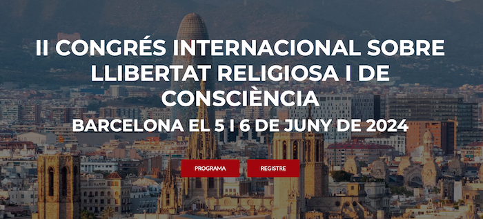 l Presidente ISCOM, Manuel Sanchez, tra i relatori del II Congresso Internazionale su Libertà Religiosa e Coscienza, in programma a Barcellona il 5 e 6 giugno 2024. Il programma dell'iniziativa: religiousfreedomconferencebcn.com/en/agenda/