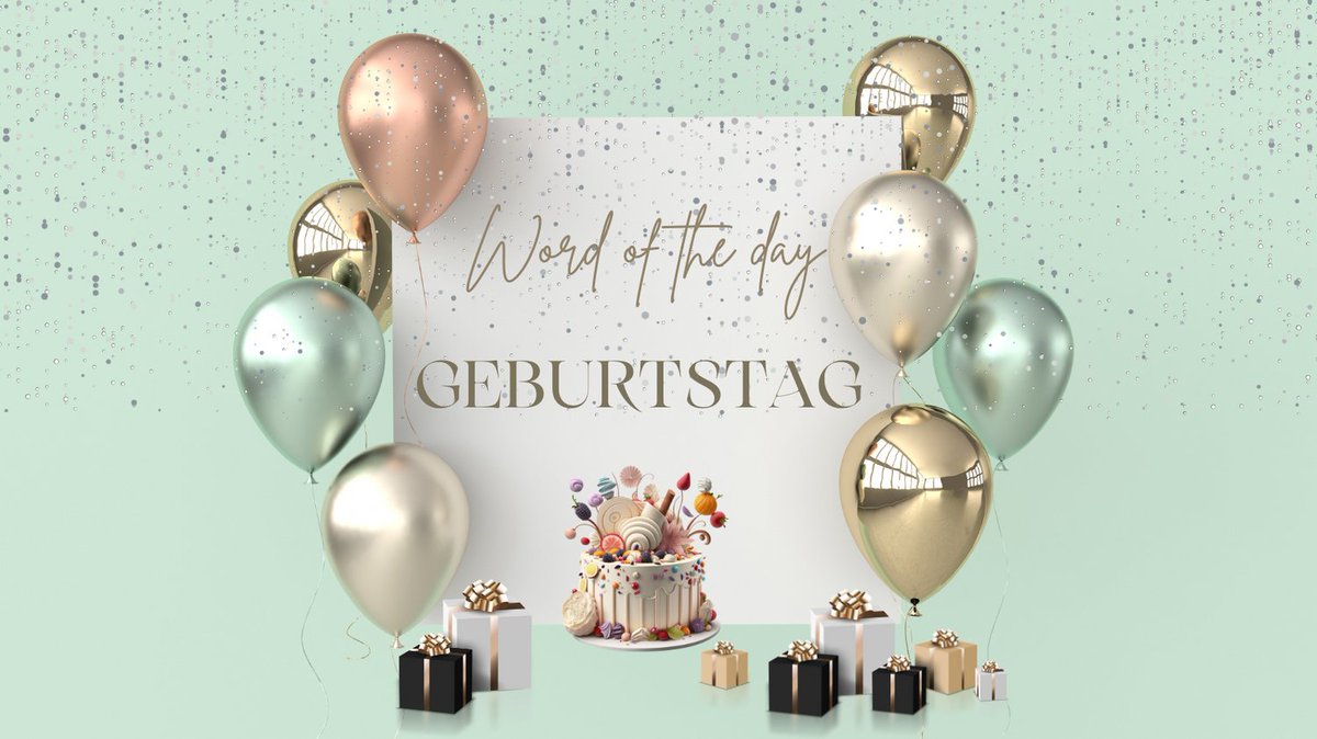 shopkinderbooks's tweet photo. Our word of the week is: Geburtstag (birthday) 🥳
Your birthday is the most special day in the year 🎂💗
When's your birthday?😍 https://t.co/pH5vNFqEE1