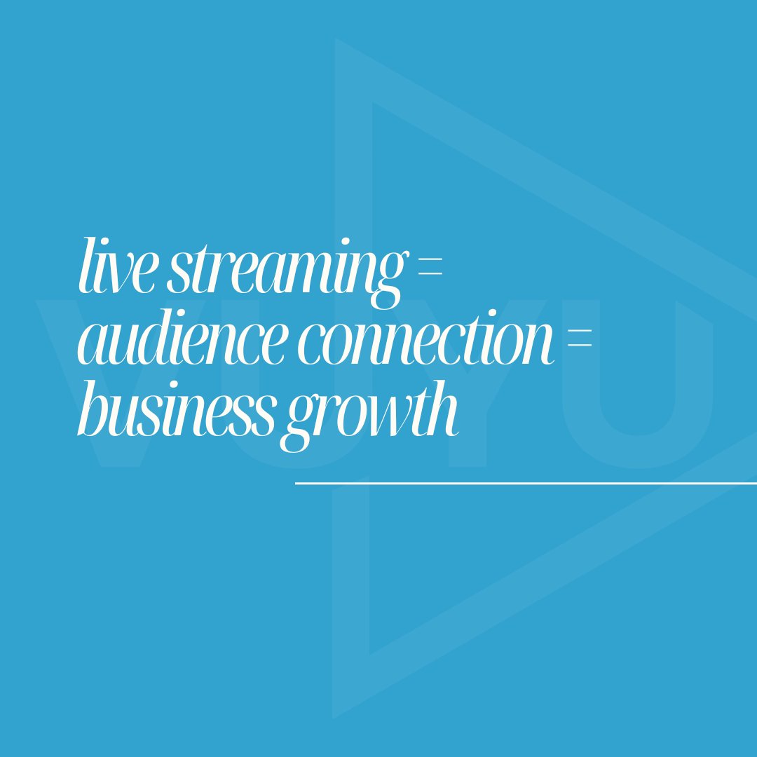Use live streaming as a TOOL to attract and retain customers, build brand loyalty, and ultimately drive business growth. 📈

#livestreaming #livestream #multistreaming #smallbusiness #socialmediatips