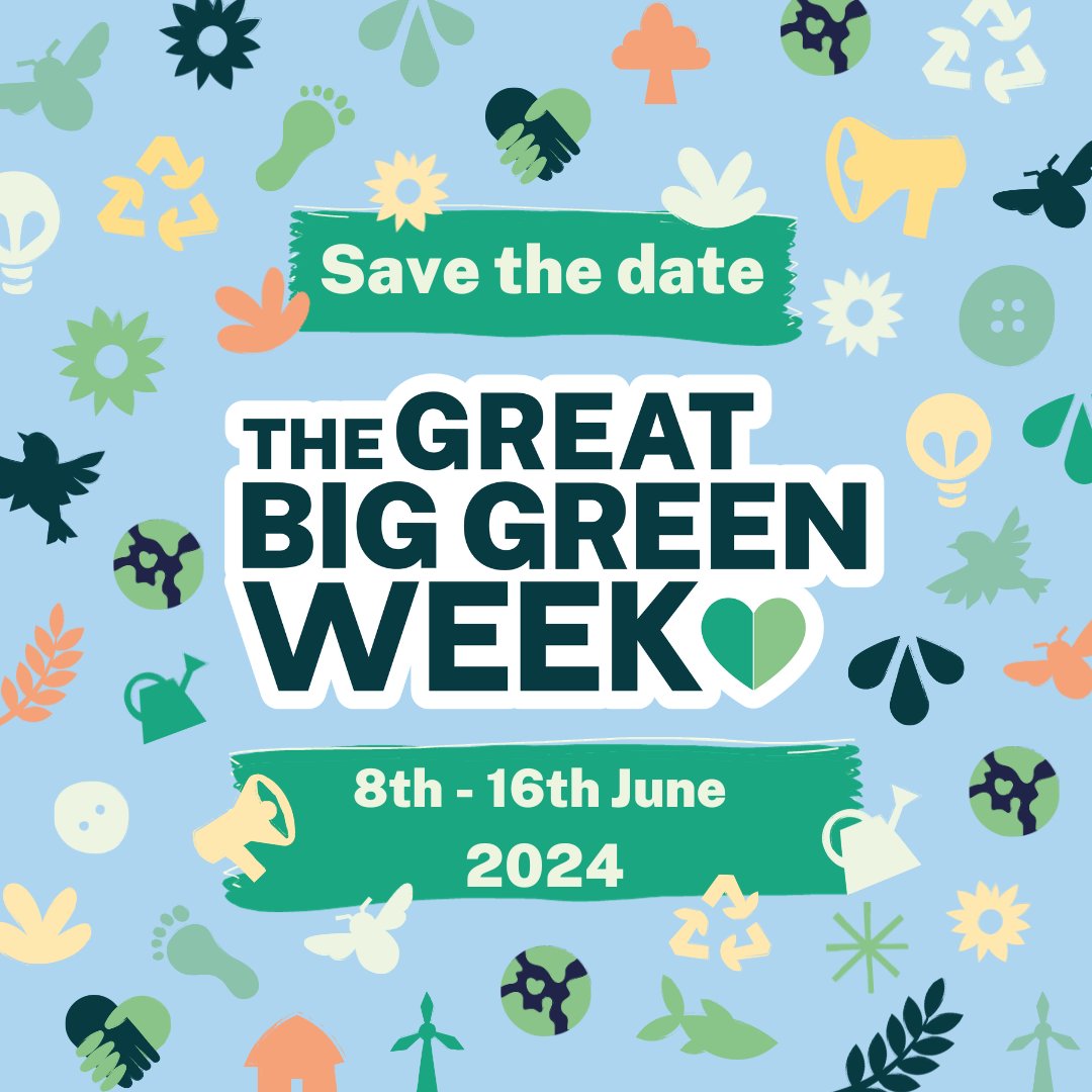 The #GreatBigGreenWeek  will take place 8 June to 16 June this year. 

It will see people across the country join together in a nationwide celebration of action to protect the planet.  

Save the date and get involved at orlo.uk/DPLuy
