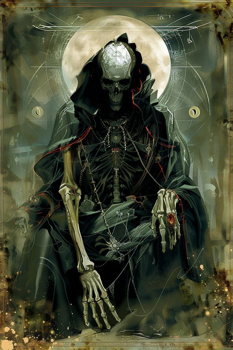 wtrekell's tweet photo. These dark and powerful figures blend elements of gothic horror and futuristic aesthetics, each exuding a sense of dread and enigmatic presence.

The court of Arcana: https://t.co/usEAnzhEBO  

#wtrekell #AIArt #ReapersCourt #Midjourney #Knight #Horror #DarkFantasy #FuturisticArt https://t.co/w735xQSYzO