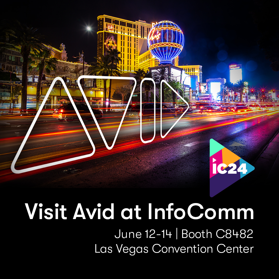 AvidLiveSound's tweet image. Visit Avid at Infocomm 2024 (booth C8482) to discover our latest live sound, audio, and video solutions — Need a pass? Use code AVI899

▶️ infocommshow.org

#infocomm #avid #livesound#audioproduction #videoproduction #lasvegas