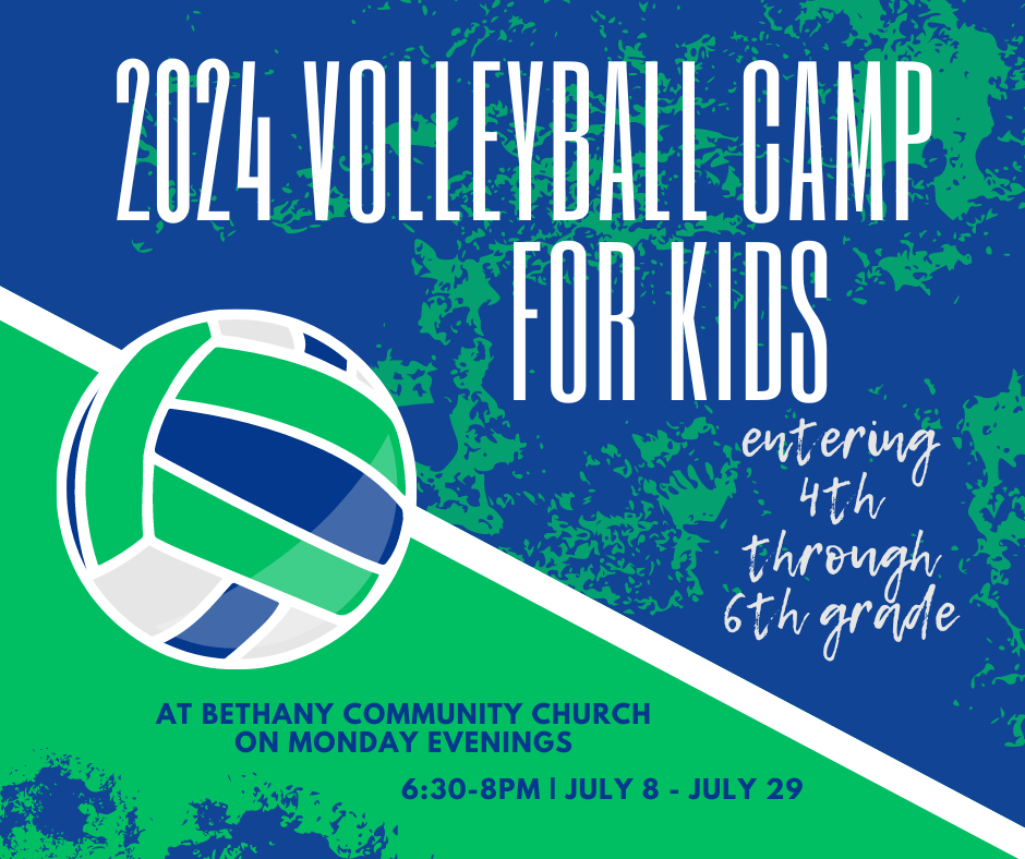 bethany_bcc's tweet photo. We’d love for your kids to join us for our volleyball camp in July!  This camp is designed to teach the fundamentals of volleyball in a fun, encouraging environment. Click the link below for more information and to register.

https://t.co/ecSca63SBo https://t.co/42CGumkZ7e
