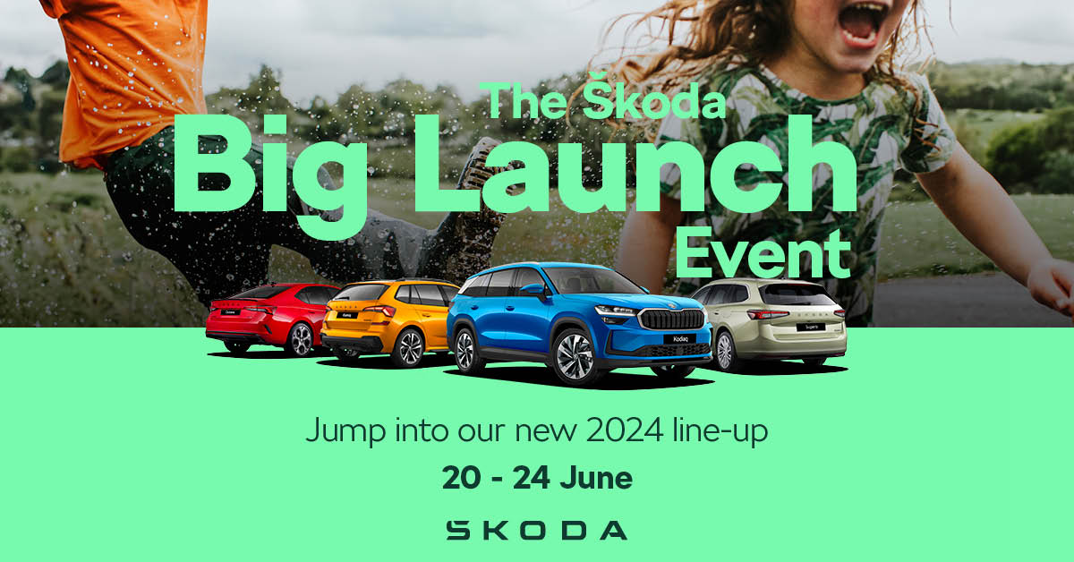 Join us at RRG Skoda this June for our Big Launch Event! From 20-24 June, enjoy giveaways, unbeatable offers, test drives, and a chance to win amazing prizes. Don't miss it!

👉 ow.ly/awbj50S9ulm