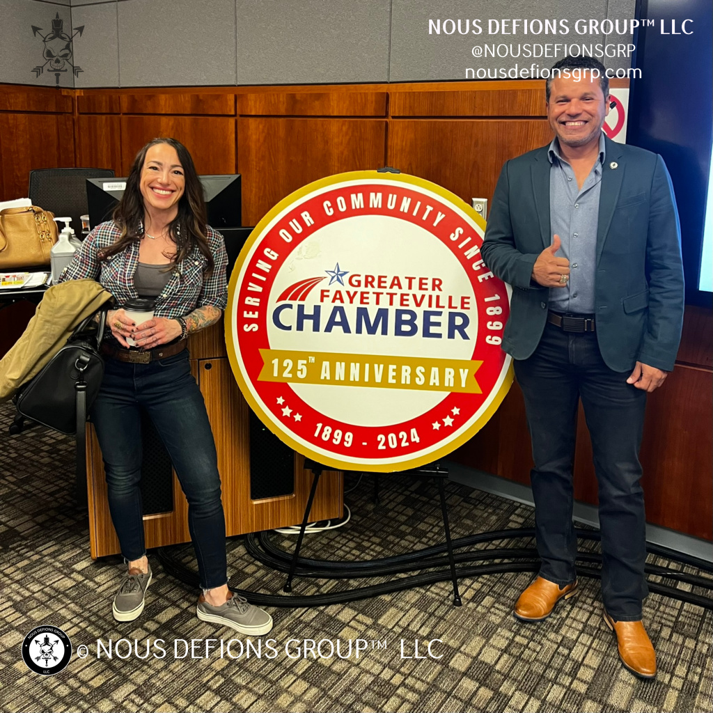 nousdefionsgrp's tweet image. NDG represented at the @FayNC_Chamber Business Networking Breakfast.

#nousdefionsgrp #nousdefionsgroupllc #specialforcesveteranowned #sdvosb