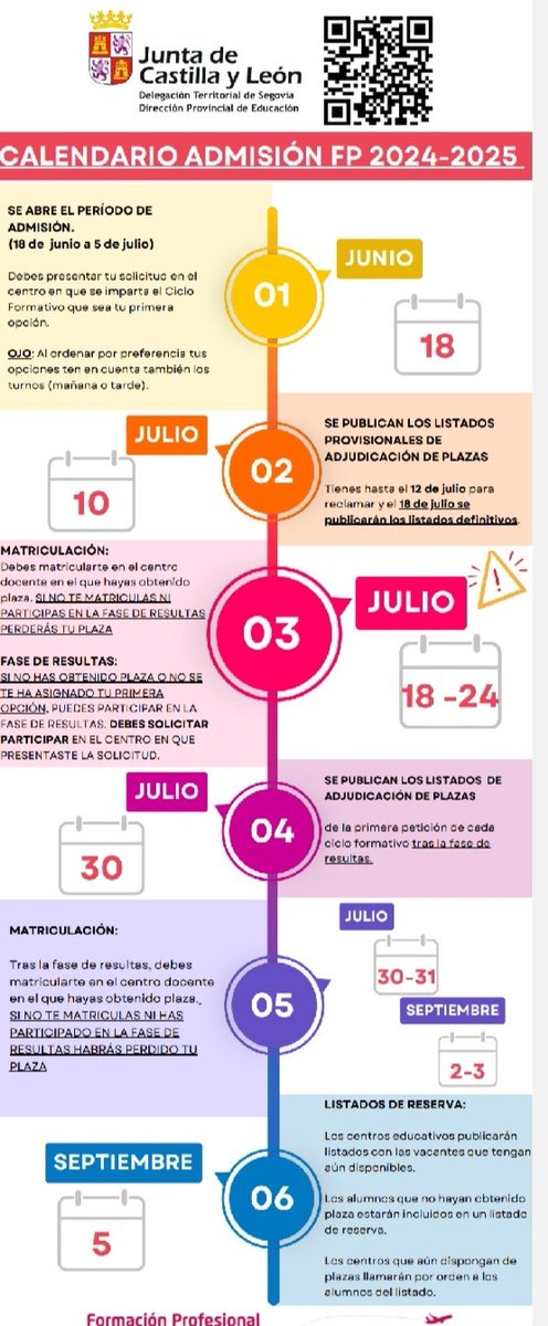 CIFPRIOEBRO's tweet photo. Proceso de admisión 👇👇 #SumaRíoEbro #SoyFP @educacyl @LaDeMirandaTV @todofp @elcorreo_com @diariodeburgos @mirandafmradio @SERmirandaebro https://t.co/jGnWhvOMLO