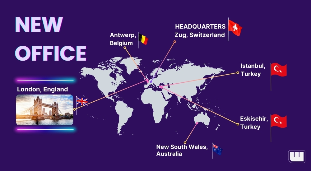 wodoio's tweet photo. 🚀 Big news #web3 enthusiasts!
 
Wodo Network is making waves in London! 🌍📈Wodo is adding a new office in London among its global offices in order to boost #WodoFinance operations.
 
#WodoNetwork #Blockchain #Fintech #DeFi https://t.co/PjKH1cRgqJ