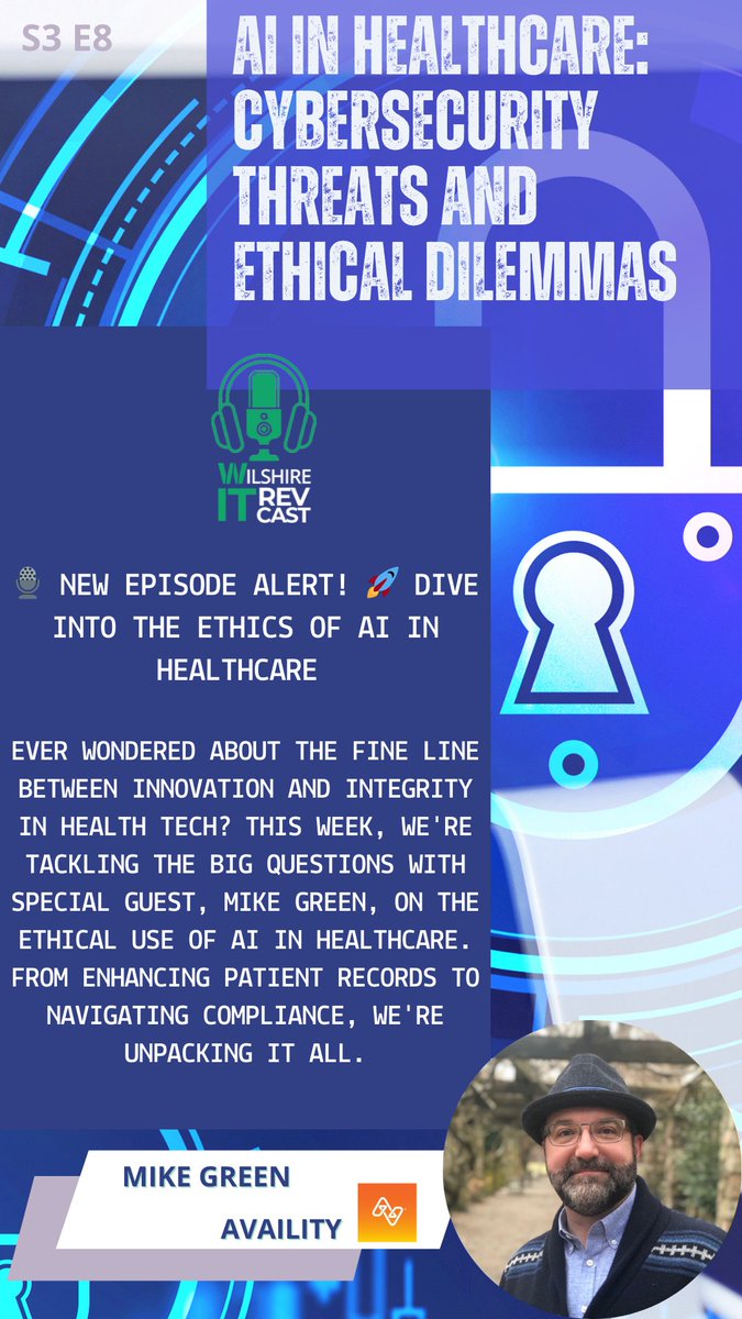 Come check out this week's Wilshire Wed.

<a href="/Daniel_TWG/">Daniel Bianchini</a> &amp; <a href="/Evan_Wilshire/">Evan M</a> are joined by <a href="/MikeGreenSec/">Mike Green</a> at Availity o cover Cybersecurity and Ethical Dilemmas with AI in Healthcare. Come take a listen at hubs.li/Q02zp7kc0