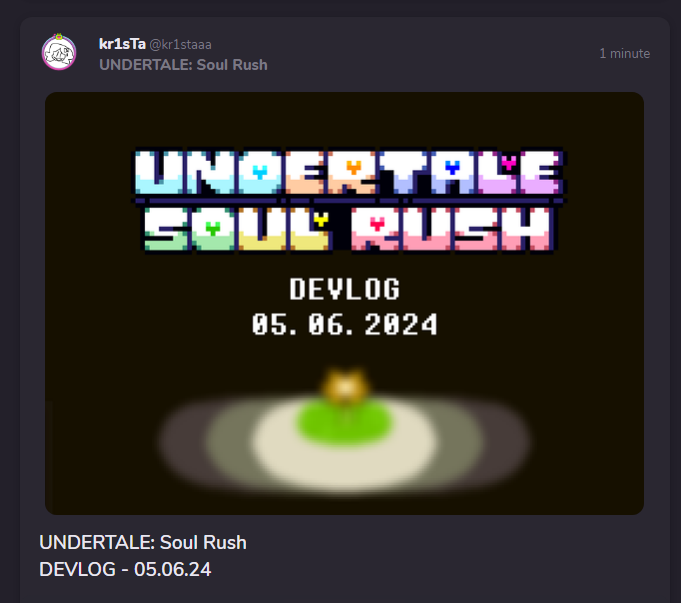UTSoulRush's tweet photo. New Devlog released!
https://t.co/ZA4PZTQJq7 https://t.co/eB3QNQo34X