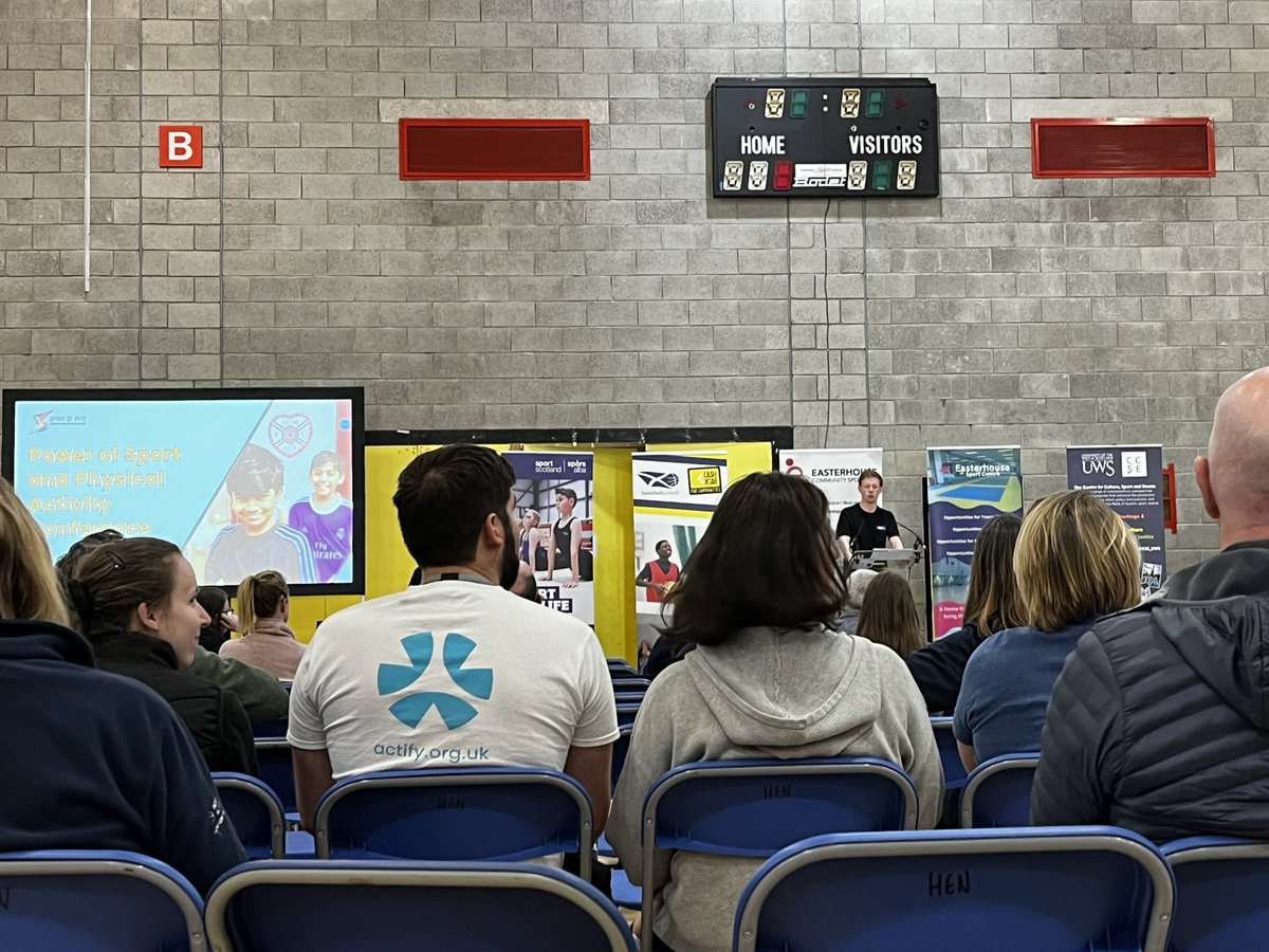 SSF_Futures's tweet photo. @andrew__marley doing his thing at todays #PowerOfSportGlasgow conference @Easterhouse_SC 

A brilliant day hosted by Andrew, lots of takeaways from the day, we are looking forward to continuing the great work! https://t.co/AVcKBgFtur