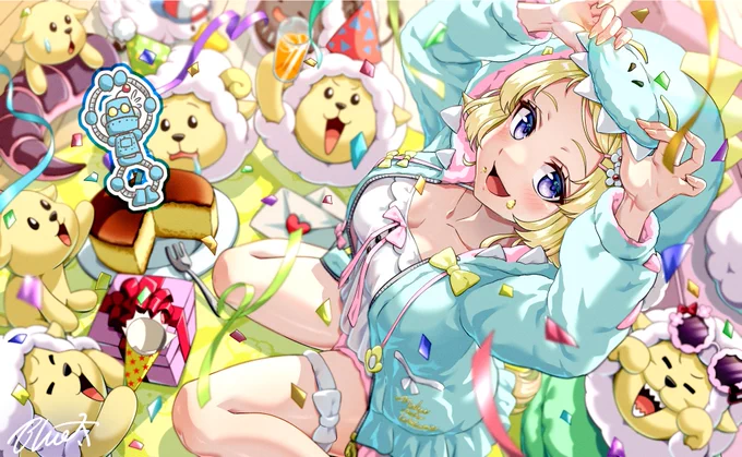 再掲で申し訳ないけど今年もたくさんのおめでとう、、、!!!#角巻わため生誕祭2024 