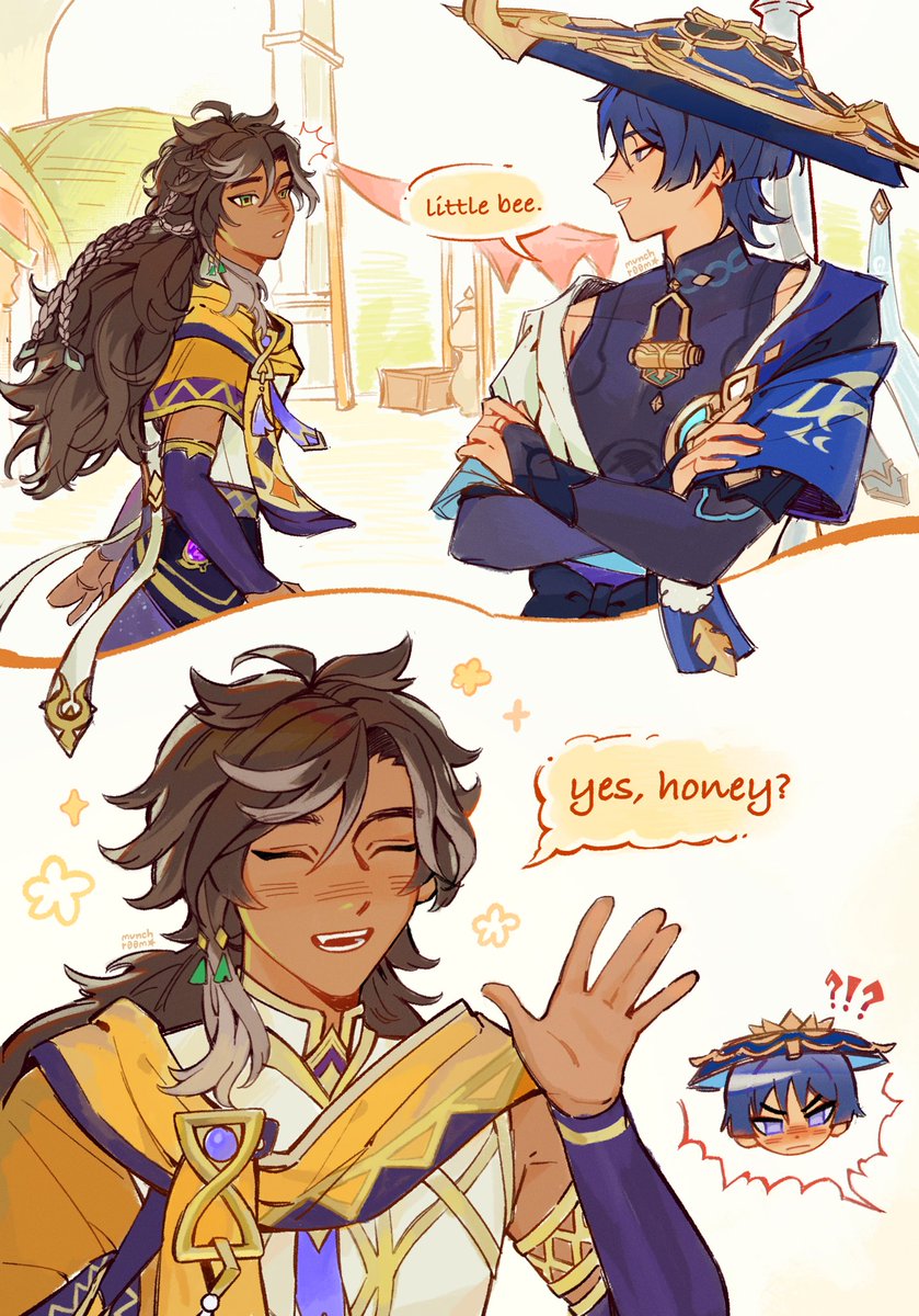 munchr00m's tweet photo. i couldnt stop thinking about them …… 

#sethoscara #genshinfanart https://t.co/cwWC8ITyzq