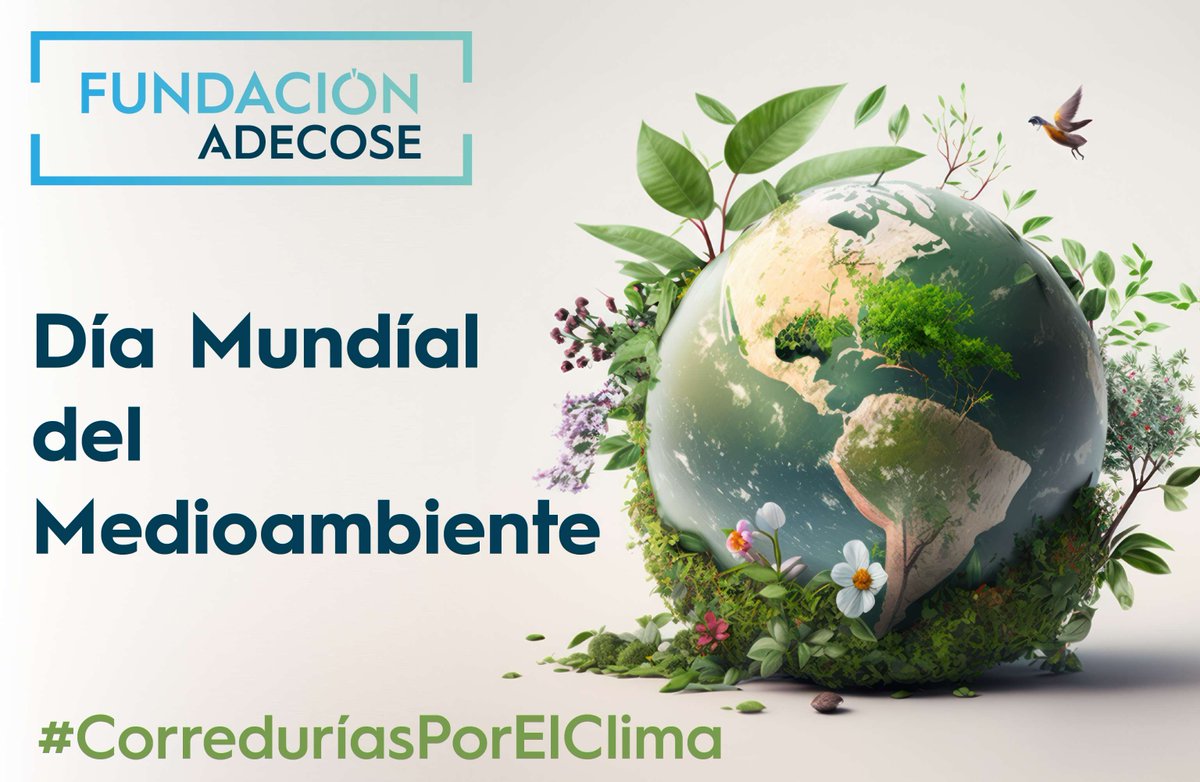 🌍 Hoy celebramos el #DíaMundialdelMedioAmbiente, desde #FundaciónADECOSE hemos presentado la categoría ♻️ #CorreduríasporelClima de los #PremiosRSE que premiará a la correduría que demuestren un compromiso con el medioambiente y una contribución al desarrollo sostenible.