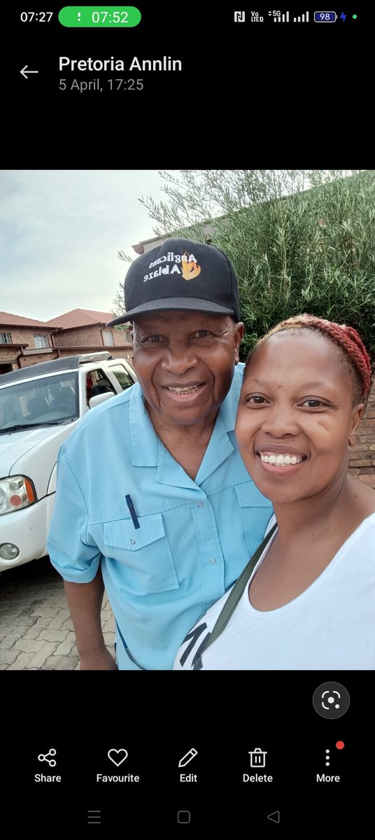 Monza411's tweet photo. Hip Hip Hooray to my Favourite โโ GEMINI โโ Papa wa ka turns 76yro today. Him being #TheMan, he is off on holiday... Living his best life.
๐ happy Happy Birthday, Madala ๐#Motlhalerwa #Sebata #LeKanyane
My Bestie. Debater extra-ordinaire. The funniest guy I know. https://t.co/6yeXO1SJYT